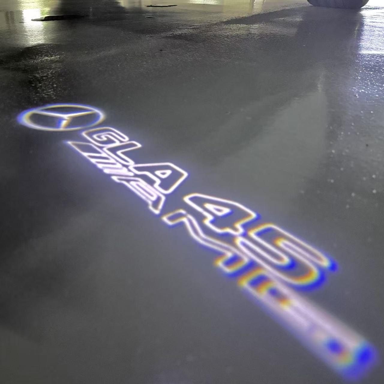 LUCI PROIETTORI LOGO MERCEDES BENZ Nr.03 (quantità 1 = 1 set / 2 luci porta)