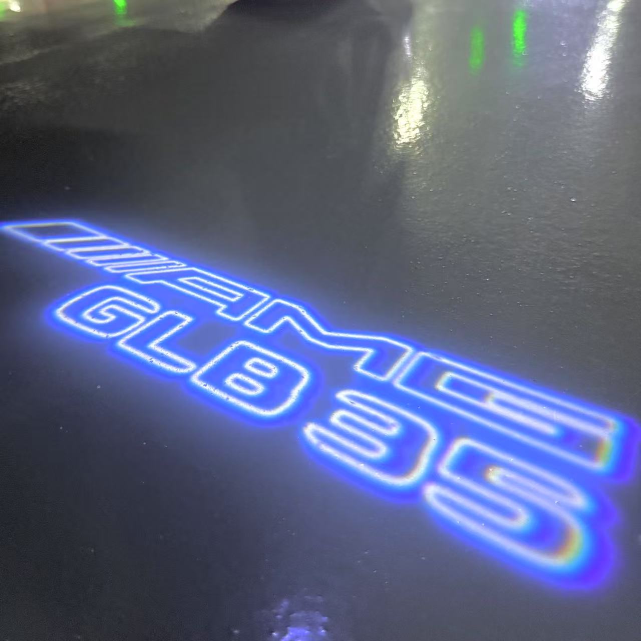 LUCI PROIETTORI LOGO MERCEDES BENZ Nr.03 (quantità 1 = 1 set / 2 luci porta)