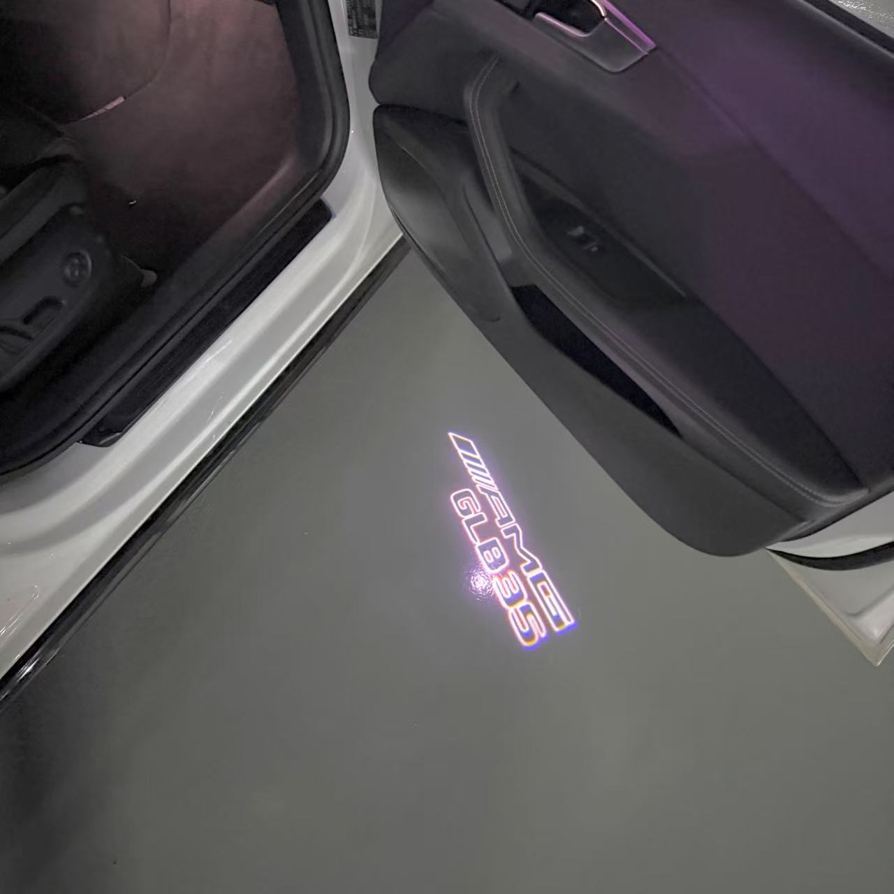 LUCI PROIETTORI LOGO MERCEDES BENZ Nr.03 (quantità 1 = 1 set / 2 luci porta)