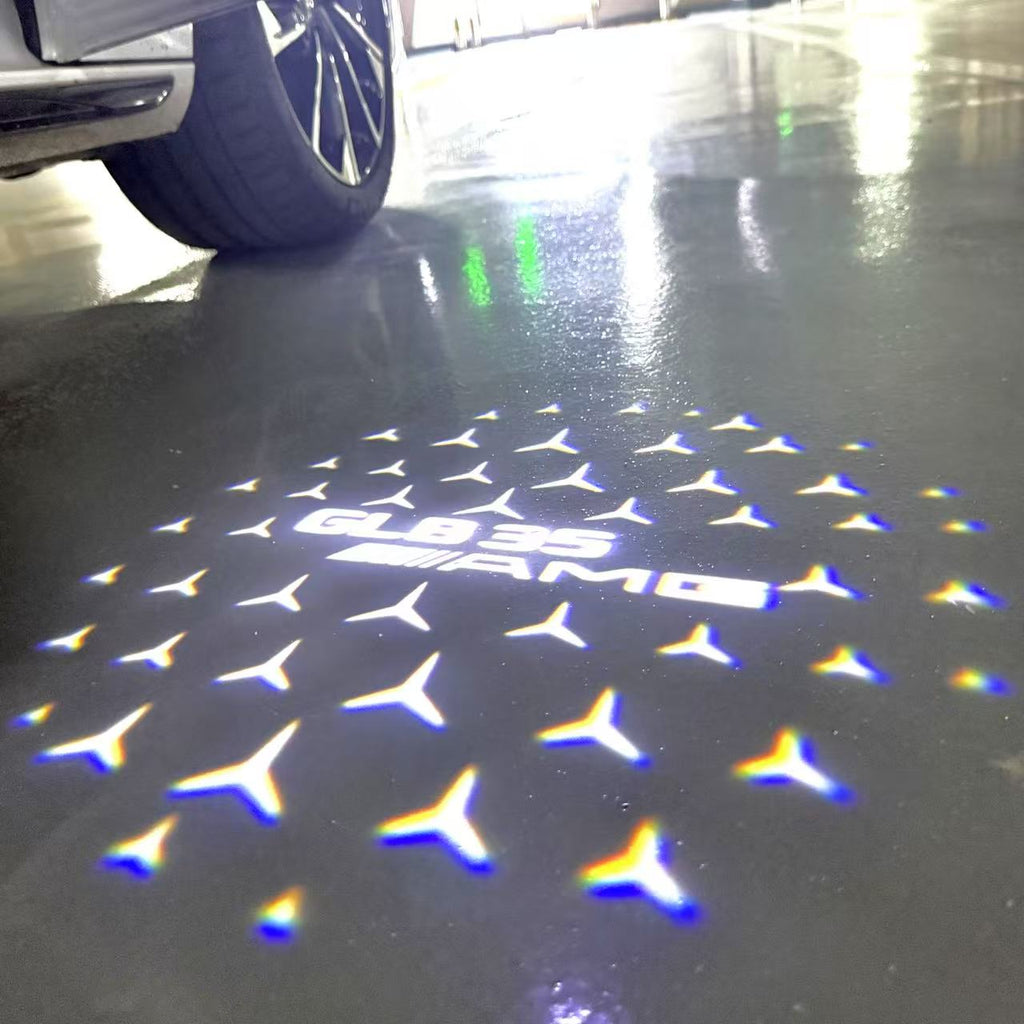 MERCEDES BENZ LOGO PROJECTOT LIGHTS Nr.03 (Menge 1 = 1 Sätze/2 Türleuchten)