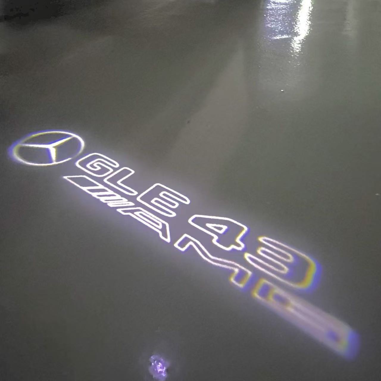 MERCEDES BENZ LOGO PROJECTOT LIGHTS Nr.03 (Menge 1 = 1 Sätze/2 Türleuchten)