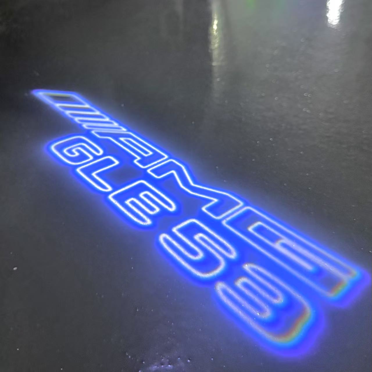 LUCI PROIETTORI LOGO MERCEDES BENZ Nr.03 (quantità 1 = 1 set / 2 luci porta)