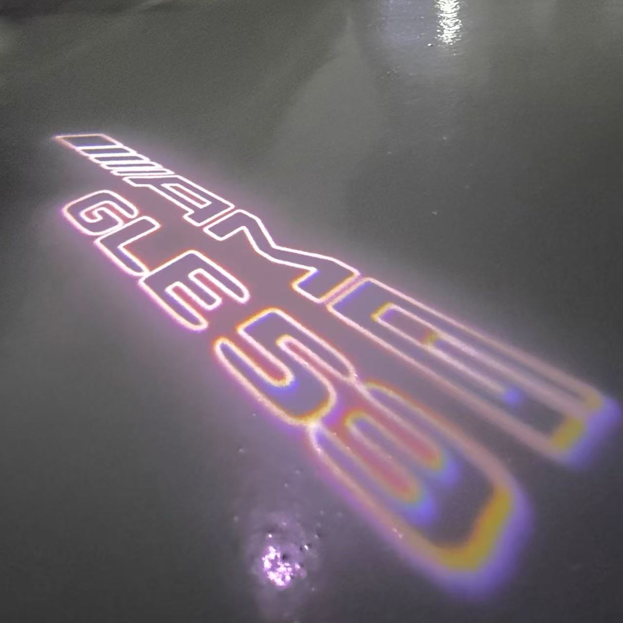 LUCI PROIETTORI LOGO MERCEDES BENZ Nr.03 (quantità 1 = 1 set / 2 luci porta)