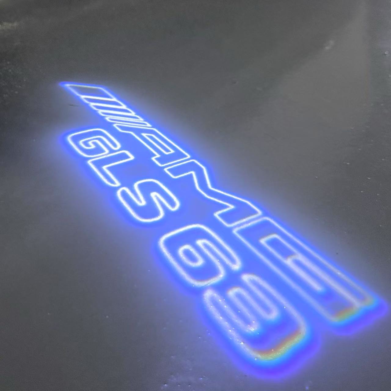 LUCI PROIETTORI LOGO MERCEDES BENZ Nr.03 (quantità 1 = 1 set / 2 luci porta)