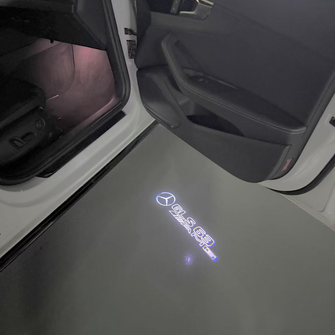 LUCI PROIETTORI LOGO MERCEDES BENZ Nr.03 (quantità 1 = 1 set / 2 luci porta)