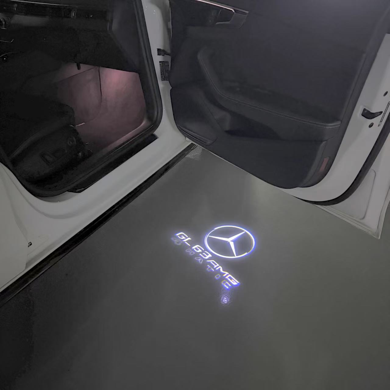MERCEDES BENZ LOGO PROJECTOT LIGHTS Nr.03 (Menge 1 = 1 Sätze/2 Türleuchten)
