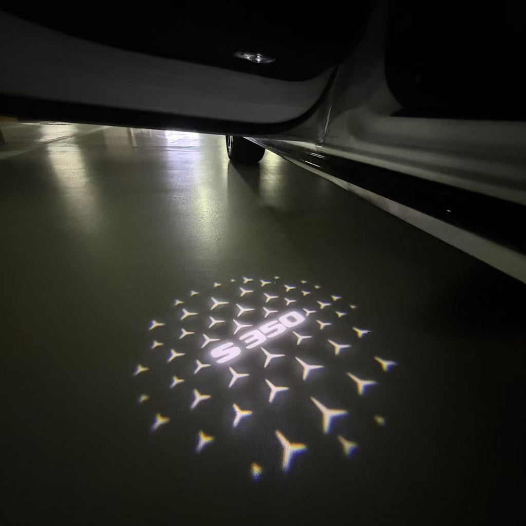 MERCEDES BENZ LOGO PROJECTOT LIGHTS Nr.03 (Menge 1 = 1 Sätze/2 Türleuchten)