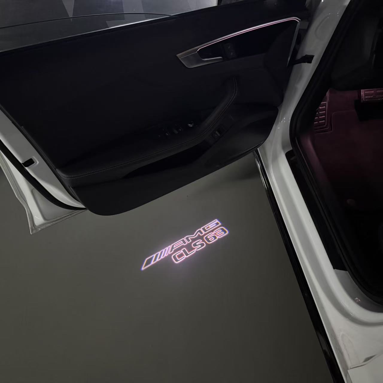 LUCI PROIETTORI LOGO MERCEDES BENZ Nr.03 (quantità 1 = 1 set / 2 luci porta)