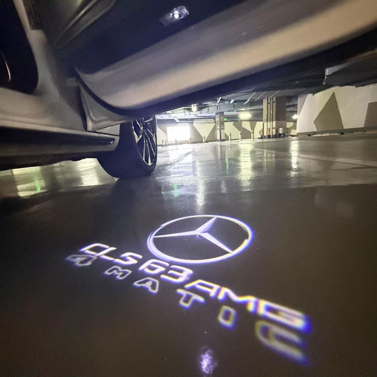 LUCI PROIETTORI LOGO MERCEDES BENZ Nr.03 (quantità 1 = 1 set / 2 luci porta)