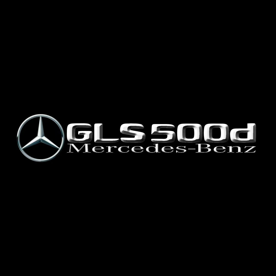 LUCI PROIETTORI LOGO MERCEDES BENZ Nr.03 (quantità 1 = 1 set / 2 luci porta)