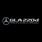 MERCEDES BENZ LOGO PROJECTOT LIGHTS Nr.03 (Menge 1 = 1 Sätze/2 Türleuchten)