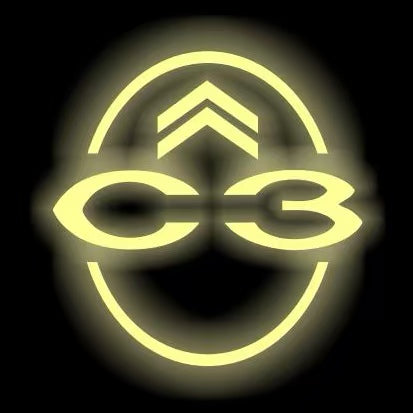 LUCES DE PROYECTOR DEL LOGOTIPO BMW M3 Nr.24 (cantidad 1 = 1 juegos / 2 luces de puerta)