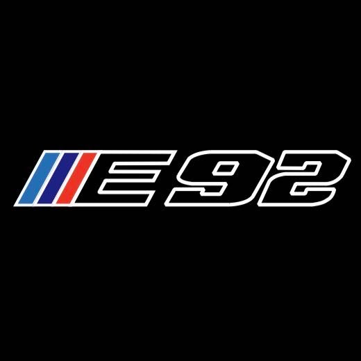 ÉCLAIRAGE DE PROJECTEUR BMW M3 LOGO Nr.24 (quantité 1 = 1 jeux / 2 feux de porte)