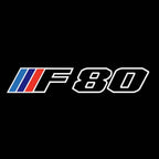 ÉCLAIRAGE DE PROJECTEUR BMW M3 LOGO Nr.24 (quantité 1 = 1 jeux / 2 feux de porte)