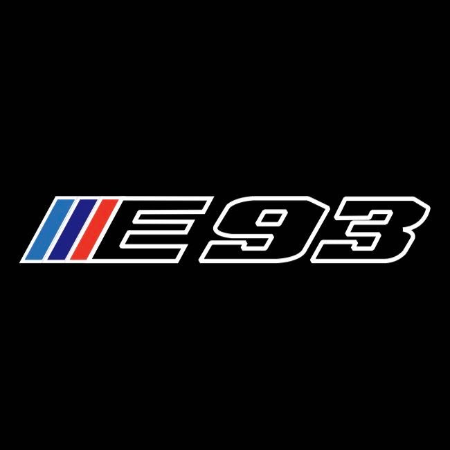 ÉCLAIRAGE DE PROJECTEUR BMW M3 LOGO Nr.24 (quantité 1 = 1 jeux / 2 feux de porte)