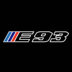 ÉCLAIRAGE DE PROJECTEUR BMW M3 LOGO Nr.24 (quantité 1 = 1 jeux / 2 feux de porte)