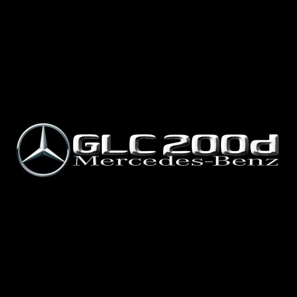 LUCI PROIETTORI LOGO MERCEDES BENZ Nr.03 (quantità 1 = 1 set / 2 luci porta)