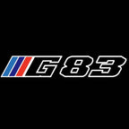 LUCES DE PROYECTOR DEL LOGOTIPO BMW M3 Nr.24 (cantidad 1 = 1 juegos / 2 luces de puerta)