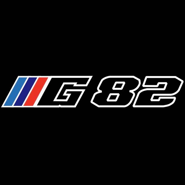ÉCLAIRAGE DE PROJECTEUR BMW M3 LOGO Nr.24 (quantité 1 = 1 jeux / 2 feux de porte)