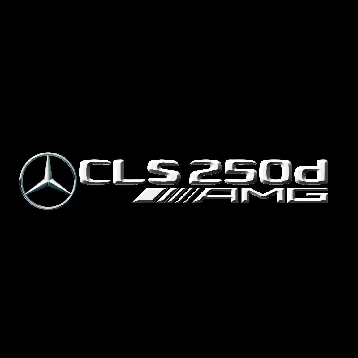 LUCI PROIETTORI LOGO MERCEDES BENZ Nr.03 (quantità 1 = 1 set / 2 luci porta)