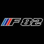 ÉCLAIRAGE DE PROJECTEUR BMW M3 LOGO Nr.24 (quantité 1 = 1 jeux / 2 feux de porte)
