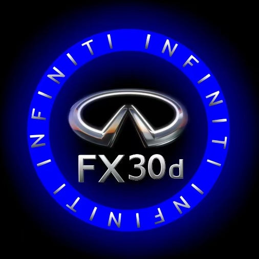 INFINTI QX56 LOGO PROJECROTR LIGHTS Nr.74 (quantité 1 = 1 ensemble/2 feux de porte)