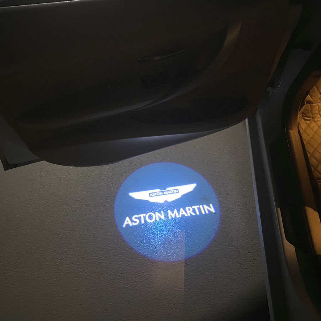 Aston Martin LOGO PROJECROTR LIGHTS Nr.01 (cantidad 1 = 1 juego/2 luces de puerta)