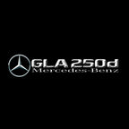LUCI PROIETTORI LOGO MERCEDES BENZ Nr.03 (quantità 1 = 1 set / 2 luci porta)