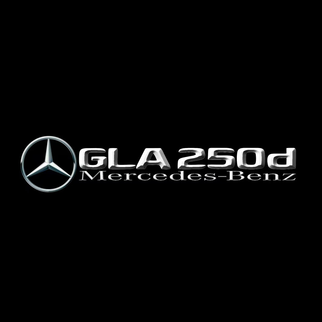 LUCI PROIETTORI LOGO MERCEDES BENZ Nr.03 (quantità 1 = 1 set / 2 luci porta)