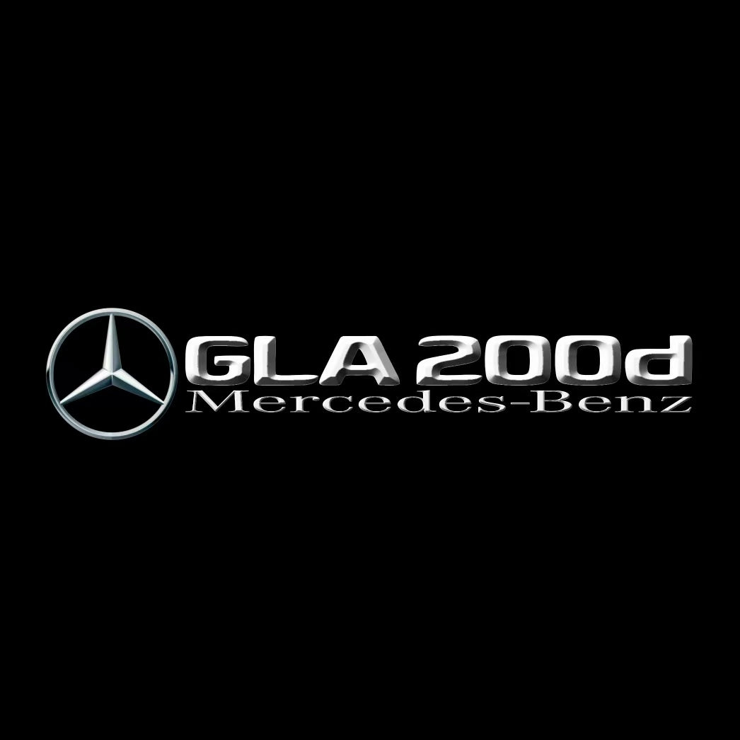 LUCI PROIETTORI LOGO MERCEDES BENZ Nr.03 (quantità 1 = 1 set / 2 luci porta)