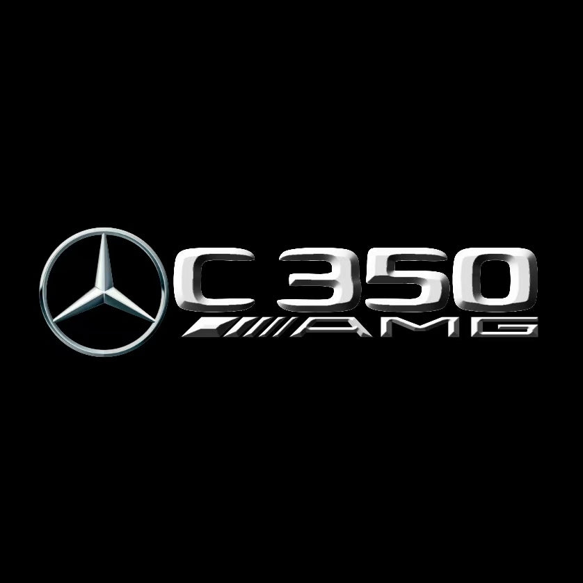 LUCI PROIETTORI LOGO MERCEDES BENZ Nr.03 (quantità 1 = 1 set / 2 luci porta)