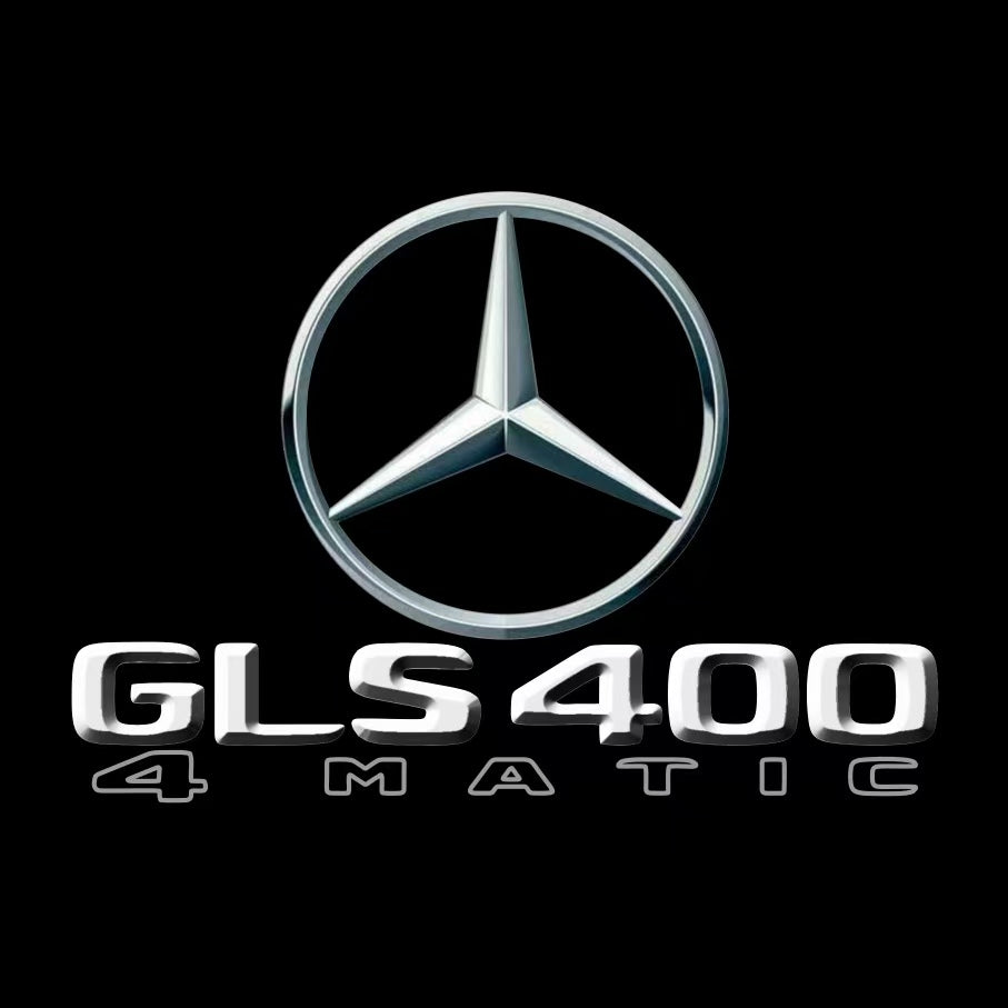 LUCI PROIETTORI LOGO MERCEDES BENZ Nr.03 (quantità 1 = 1 set / 2 luci porta)