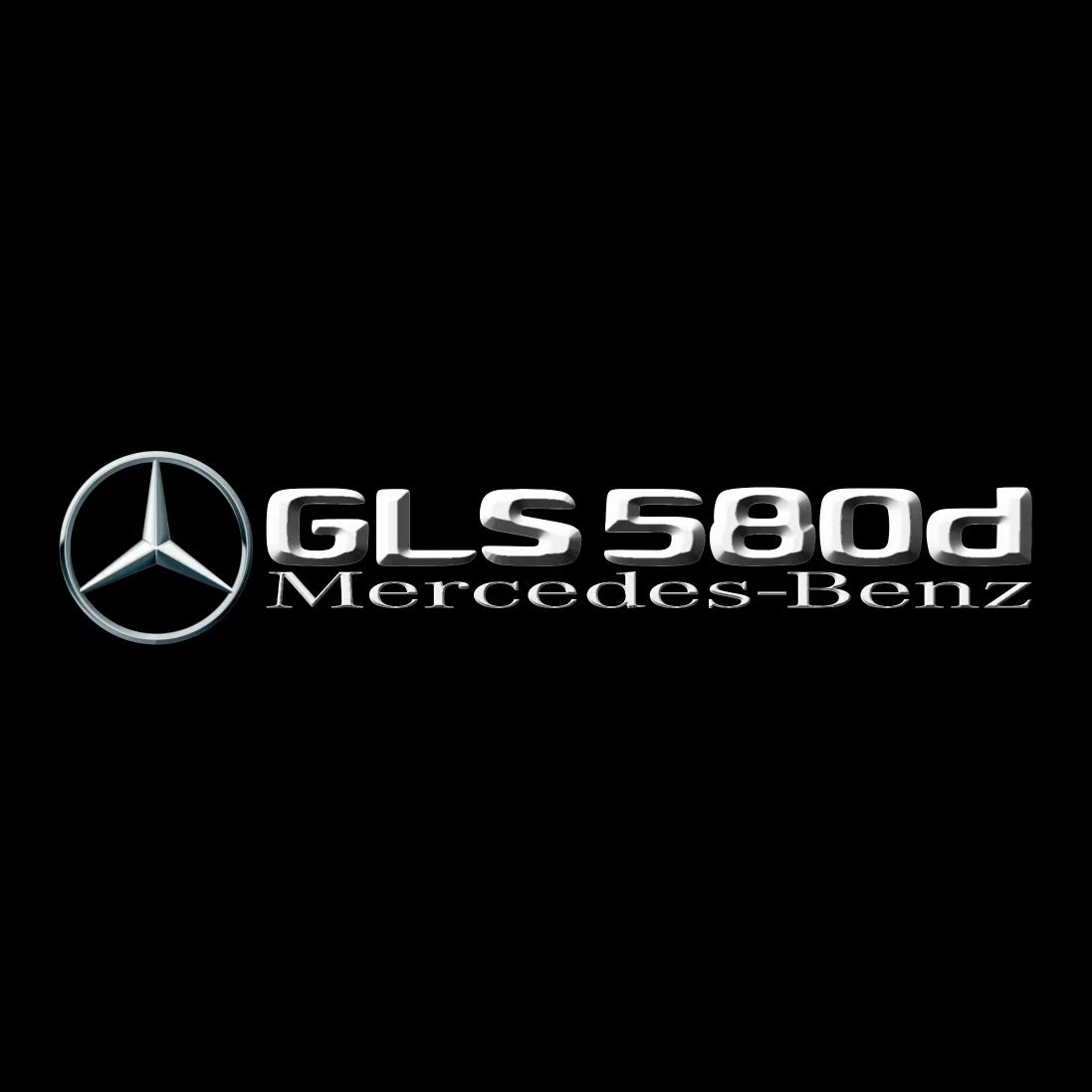 MERCEDES BENZ LOGO PROJECTOT LIGHTS Nr.03 (Menge 1 = 1 Sätze/2 Türleuchten)