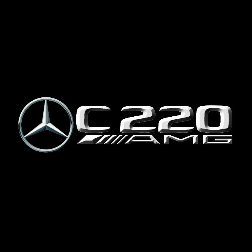 MERCEDES BENZ LOGO PROJECTOT LIGHTS Nr.03 (Menge 1 = 1 Sätze/2 Türleuchten)