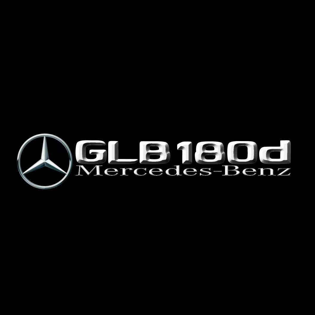 LUCI PROIETTORI LOGO MERCEDES BENZ Nr.03 (quantità 1 = 1 set / 2 luci porta)
