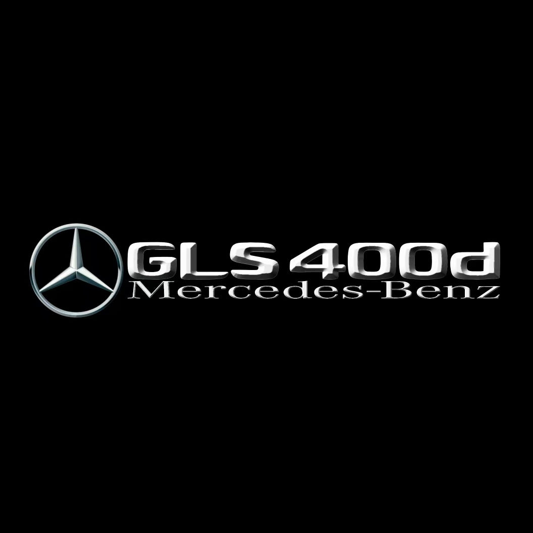 LUCI PROIETTORI LOGO MERCEDES BENZ Nr.03 (quantità 1 = 1 set / 2 luci porta)