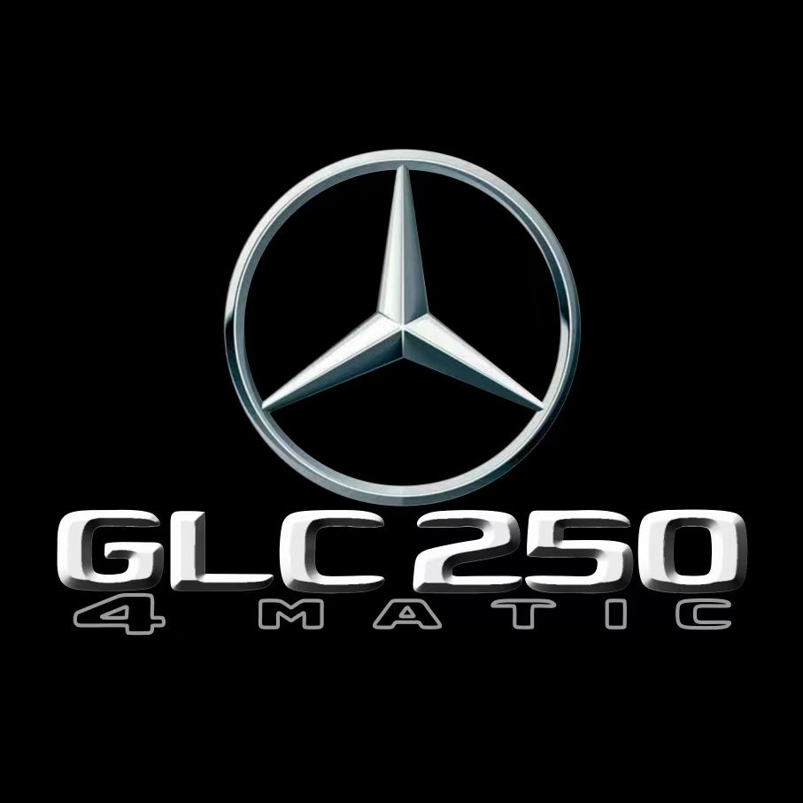 LUCI PROIETTORI LOGO MERCEDES BENZ Nr.03 (quantità 1 = 1 set / 2 luci porta)