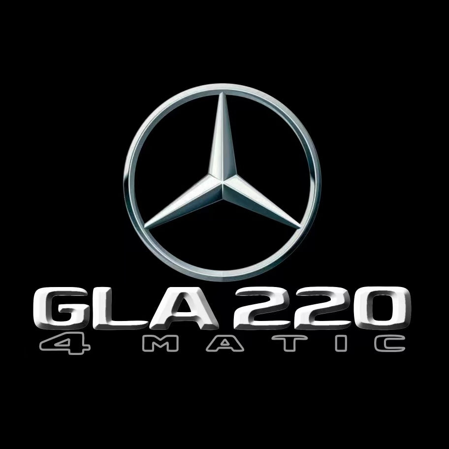 LUCI PROIETTORI LOGO MERCEDES BENZ Nr.03 (quantità 1 = 1 set / 2 luci porta)