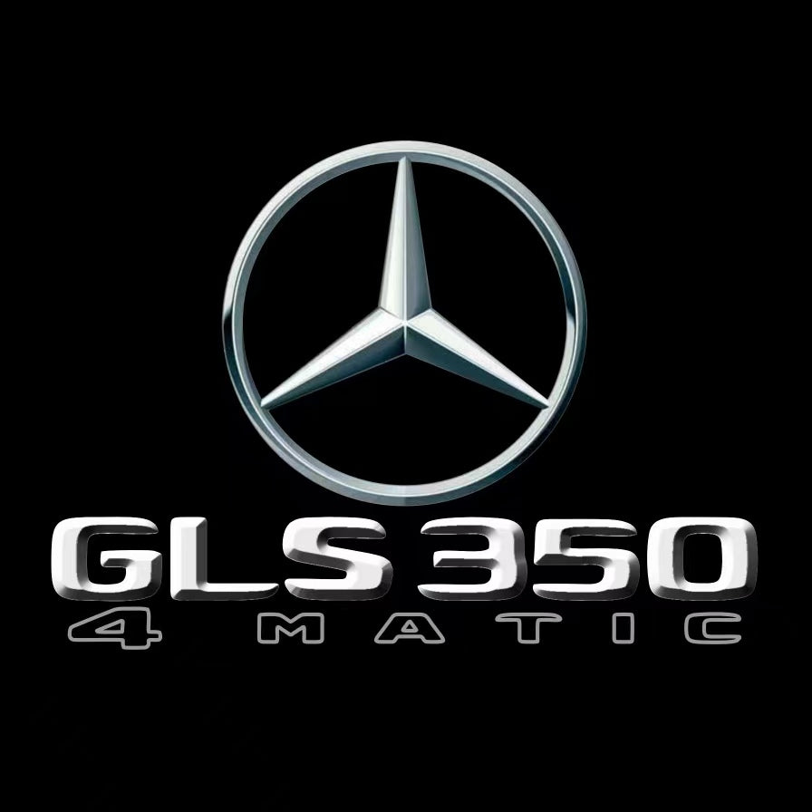 LUCI PROIETTORI LOGO MERCEDES BENZ Nr.03 (quantità 1 = 1 set / 2 luci porta)