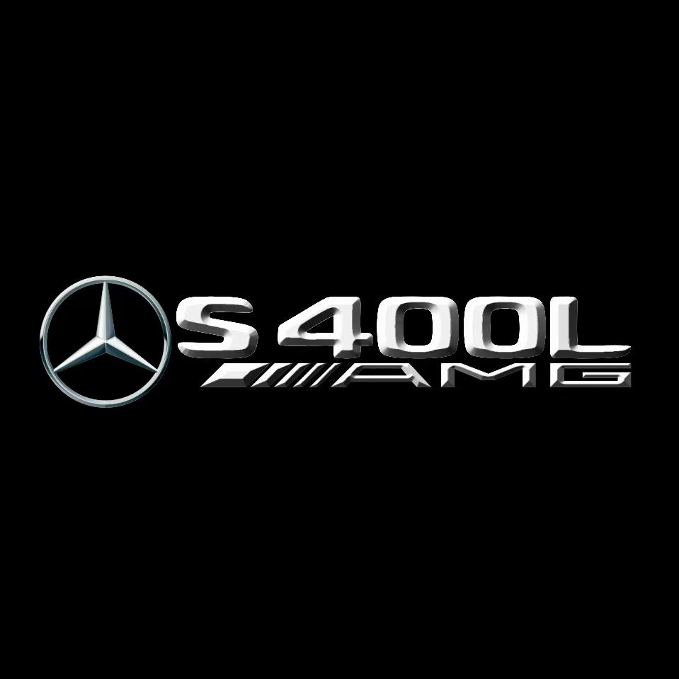 أضواء بروجكتور شعار MERCEDES BENZ رقم 03 (الكمية 1 = 1 مجموعة / 2 أضواء باب)
