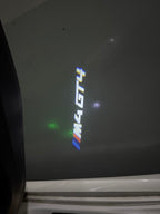ÉCLAIRAGE DE PROJECTEUR BMW M3 LOGO Nr.24 (quantité 1 = 1 jeux / 2 feux de porte)