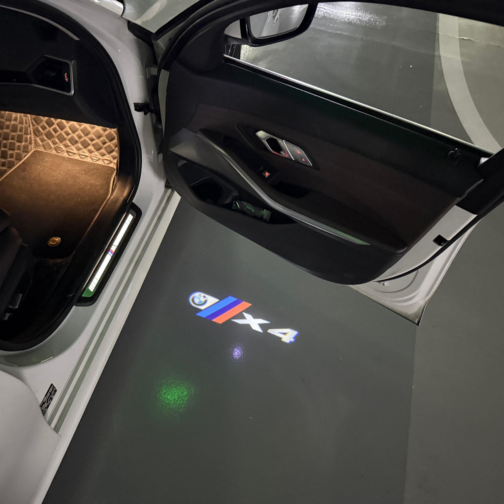 BMW M3 LOGO PROJECTOT LIGHTS Nr.24 (Menge 1 = 1 Sets/2 Türleuchten)