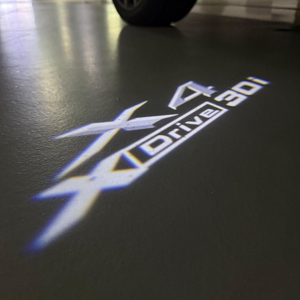 ÉCLAIRAGE DE PROJECTEUR BMW M3 LOGO Nr.24 (quantité 1 = 1 jeux / 2 feux de porte)