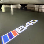 ÉCLAIRAGE DE PROJECTEUR BMW M3 LOGO Nr.24 (quantité 1 = 1 jeux / 2 feux de porte)