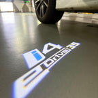 LUCES DE PROYECTOR DEL LOGOTIPO BMW M3 Nr.24 (cantidad 1 = 1 juegos / 2 luces de puerta)