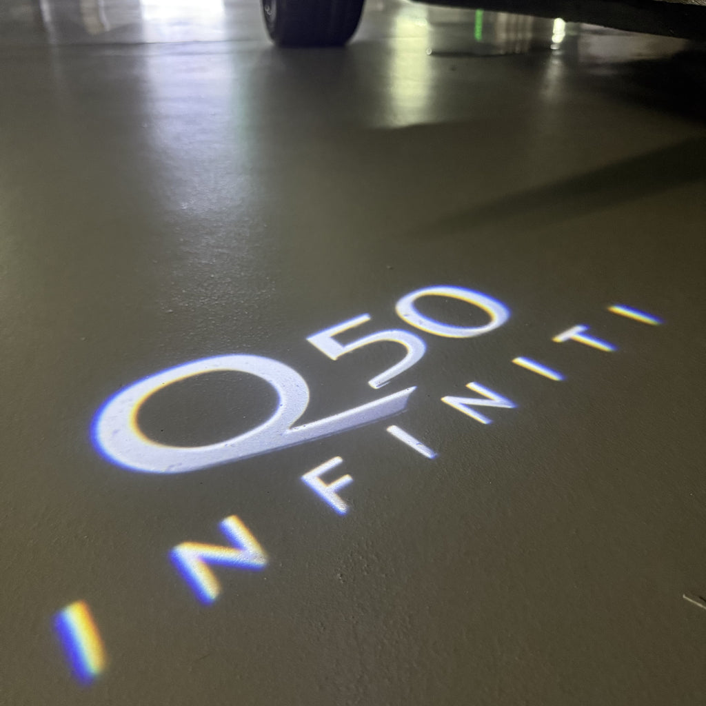 INFINTI QX56 LOGO PROJECROTR LIGHTS Nr.74 (quantité 1 = 1 ensemble/2 feux de porte)
