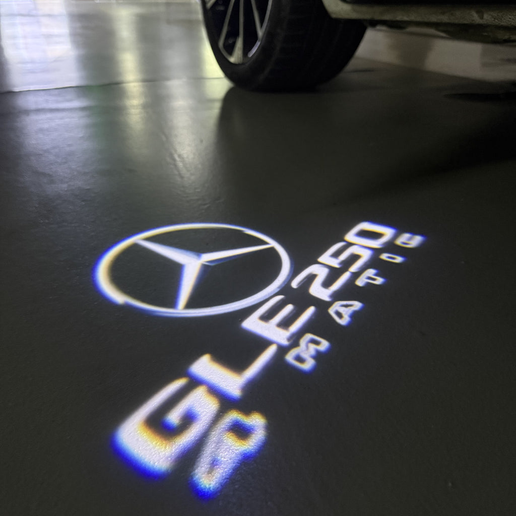 MERCEDES BENZ LOGO PROJECTOT LIGHTS Nr.03 (Menge 1 = 1 Sätze/2 Türleuchten)