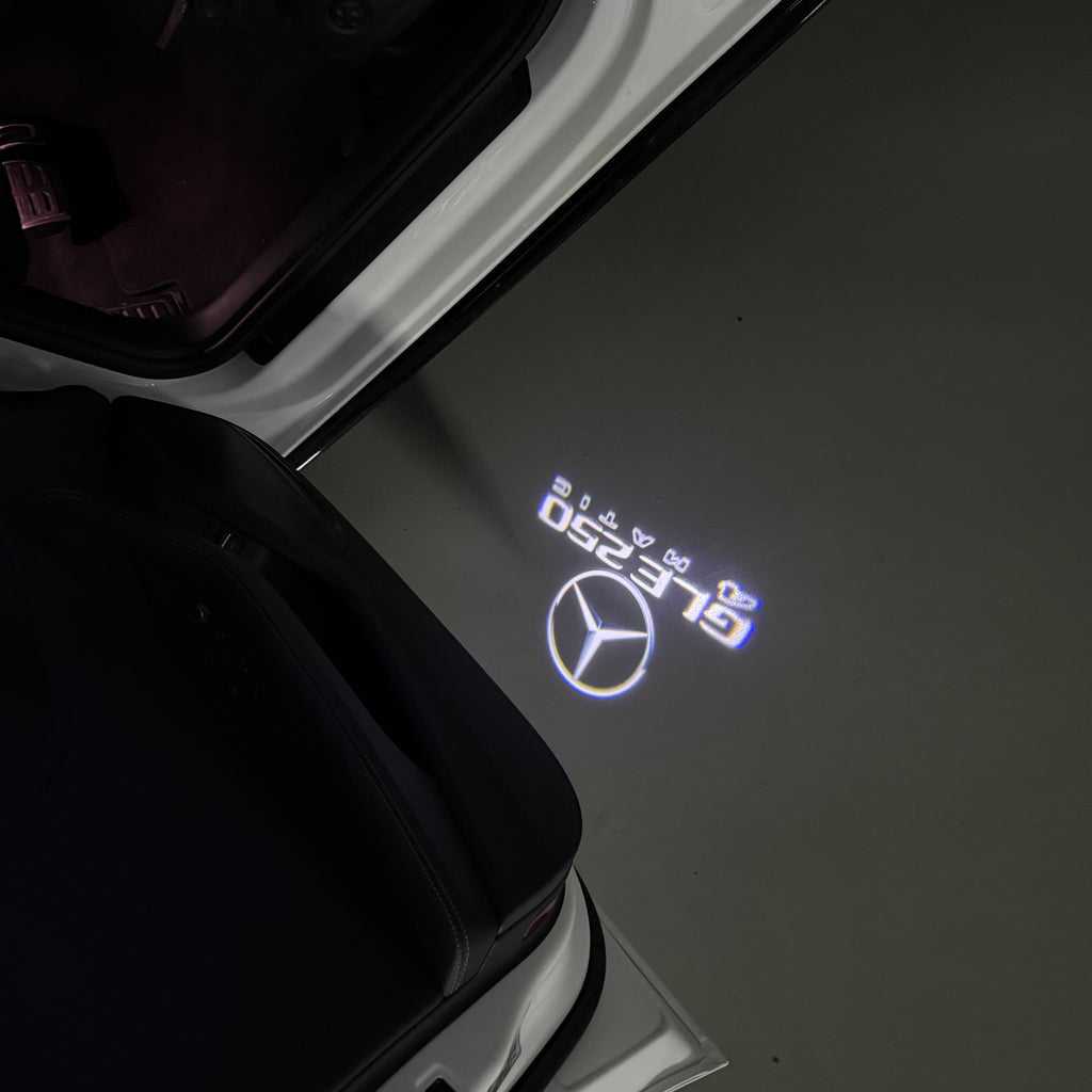 MERCEDES BENZ LOGO PROJECTOT LIGHTS Nr.03 (Menge 1 = 1 Sätze/2 Türleuchten)