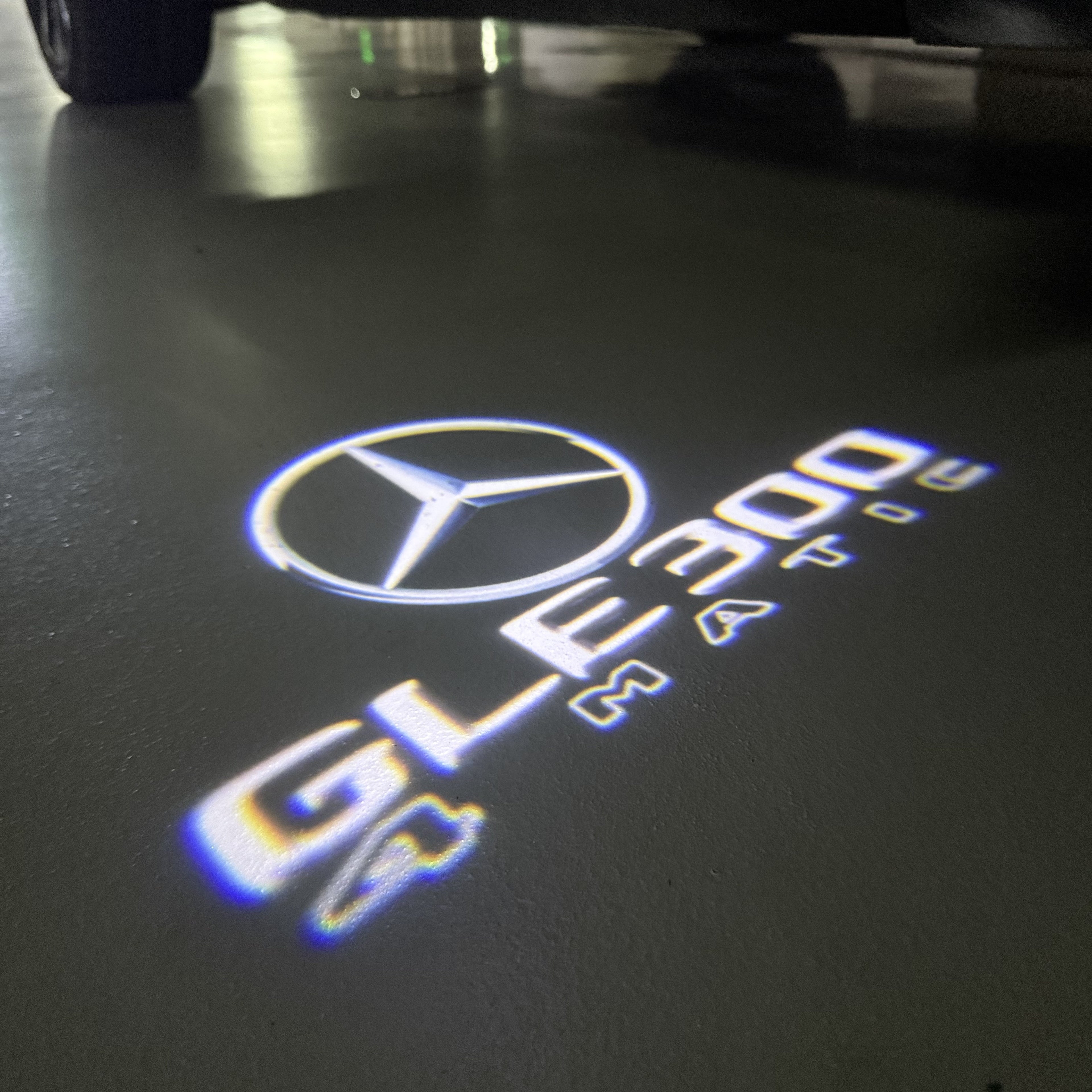 MERCEDES BENZ LOGO PROJECTOT LIGHTS Nr.03 (Menge 1 = 1 Sätze/2 Türleuchten)