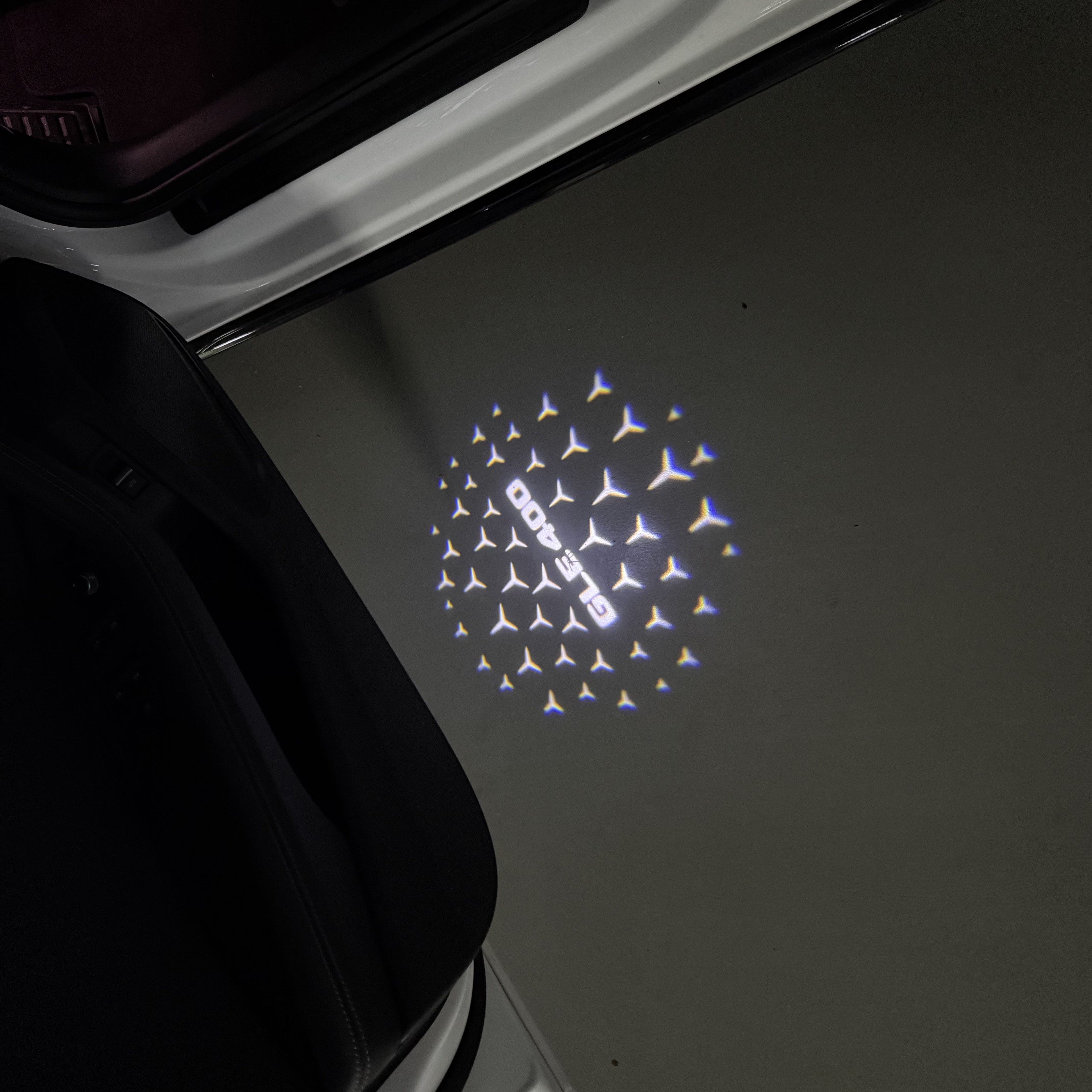 MERCEDES BENZ LOGO PROJECTOT LIGHTS Nr.03 (Menge 1 = 1 Sätze/2 Türleuchten)